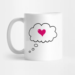 Heart Thought Bubble Mug